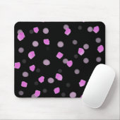 Tapis De Souris Speckles roses (Avec souris)