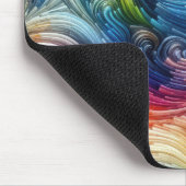 Tapis De Souris Spectre Abstrait contemporain (Coin)