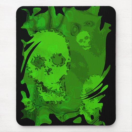 Tapis De Souris Spectres crâniens tourbillonner mousepad (Devant)