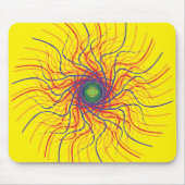 Tapis de souris Speider eye / Fond jaune vif (Devant)