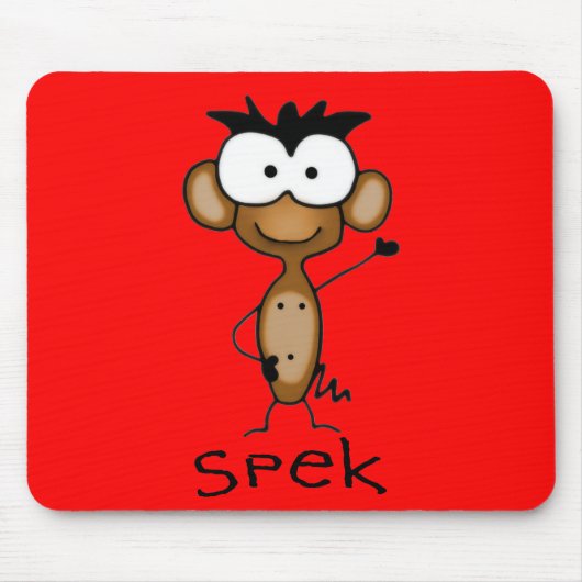 Tapis De Souris Spek le singe Mousepad (Devant)