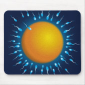 Tapis De Souris Sperme et fertilisation des oeufs Science Médicale (Devant)