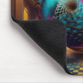 Tapis De Souris Sphère de fantaisie dans le hall damier (Coin)