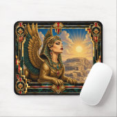Tapis De Souris Sphinx, Art Déco Mythique (Avec souris)