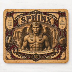 Tapis De Souris Sphinx, Monstre de Cirque Vintage