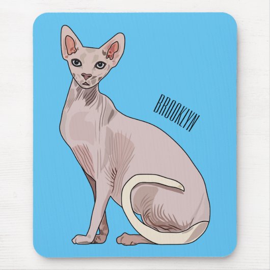 Tapis De Souris Sphynx cat (Devant)