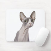 Tapis De Souris Sphynx Cat with surprised expression (Avec souris)