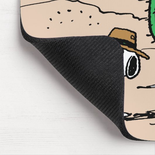 Tapis De Souris Spike dans un désert illuminé par la Lune (Coin)