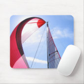Tapis De Souris Spinnaker rouge avec Sun (Avec souris)