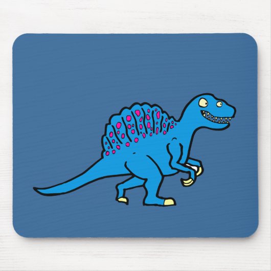Tapis De Souris Spinosaurus bleu (Devant)