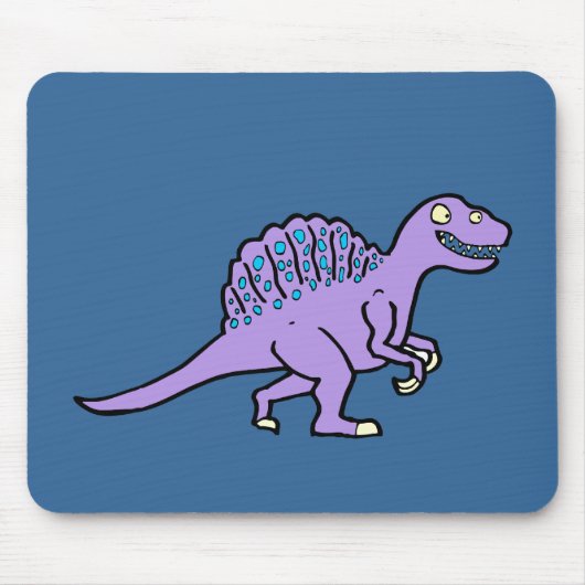 Tapis De Souris Spinosaurus pourpre (Devant)