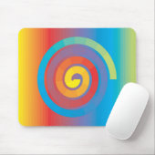 TAPIS DE SOURIS SPIRALE (Avec souris)