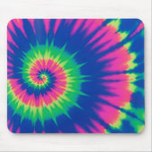 Tapis De Souris Spirale à Cravate de néon (Devant)