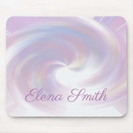 Tapis De Souris Spirale abstraite (Devant)