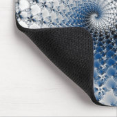Tapis De Souris Spirale bleue (Coin)