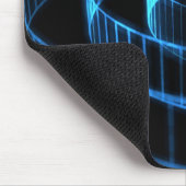 Tapis De Souris Spirale bleue (Coin)