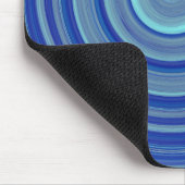 Tapis De Souris spirale bleue et turquoise (Coin)