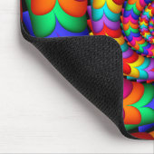 Tapis De Souris Spirale bouclée Mousepad d'arc-en-ciel de bobine (Coin)