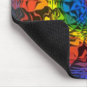 Tapis De Souris spirale d'arc-en-ciel (Coin)