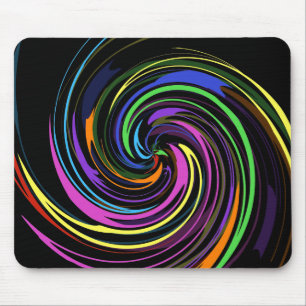Tapis De Souris Spirale de couleur