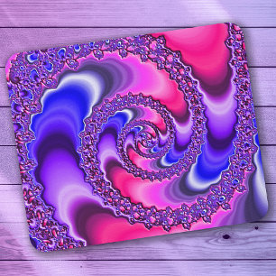 Tapis De Souris Spirale pourpre