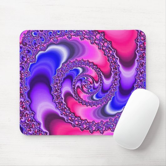 Tapis De Souris Spirale pourpre (Avec souris)
