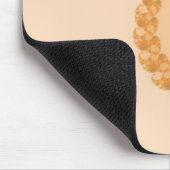Tapis de souris spirale simple or (Coin)