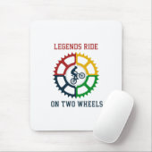 Tapis De Souris Spirale Vintage Rustique (Avec souris)