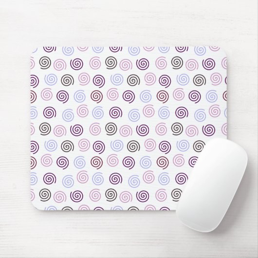Tapis De Souris Spirales (Avec souris)