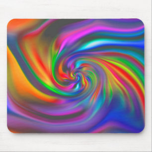 Tapis De Souris Spirales Arrière - plans Abstraites Soft II