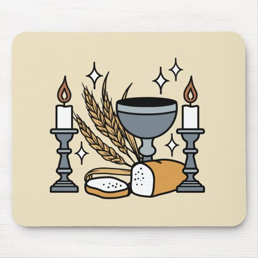 Tapis De Souris Spiritual Faith and Grace – Uplifting Christian (Devant)