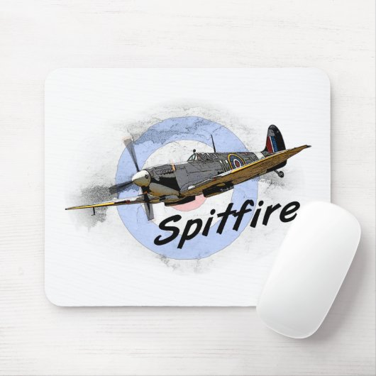 Tapis De Souris Spitfire (Avec souris)