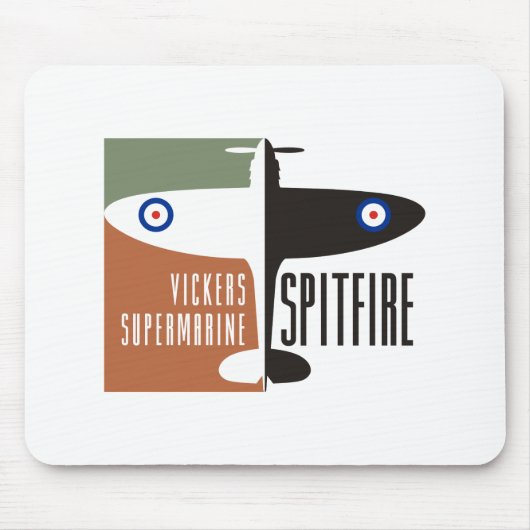 Tapis De Souris spitfire de supermarine de vickers (Devant)