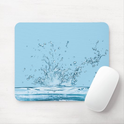 Tapis De Souris Splash d'eau Abstrait (Avec souris)