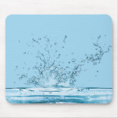 Tapis De Souris Splash d'eau Abstrait (Devant)