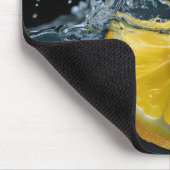 Tapis De Souris Splasme d'eau en tranches de citron (Coin)