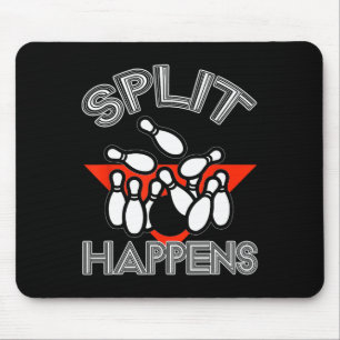 Tapis De Souris Split Happings Bowling Shirt Funny Spare Ball Team