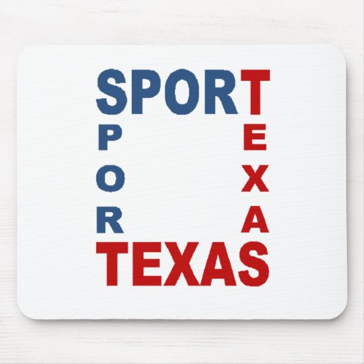 Tapis de souris  SPORT  TEXAS (Devant)