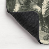 Tapis De Souris Sports Anciens, Joueurs de Baseball par Thulstrup (Coin)