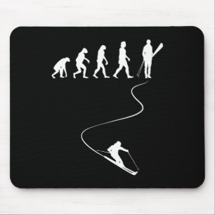 Tapis De Souris Sports d'hiver de ski Évolution de l'amateur de sk