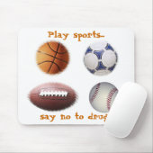 Tapis De Souris Sports Mousepad (Avec souris)