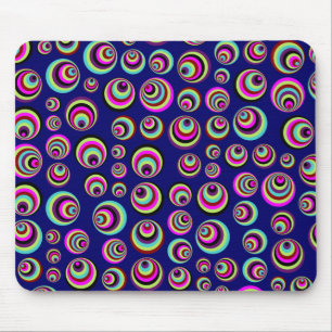 Tapis De Souris Spots psychiques colorés + votre arrière - plan &