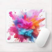 Tapis De Souris Spray de couleur (Avec souris)