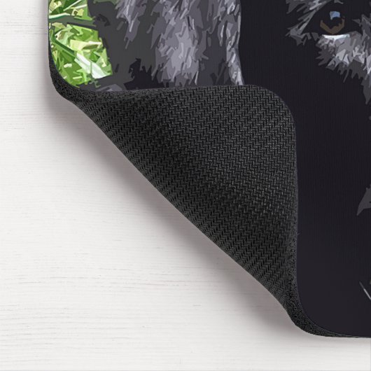 Tapis De Souris Spring Joy - Labrador Retriever - Black Lab (Coin)