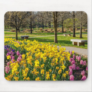 Tapis De Souris Spring Season Flower Garden