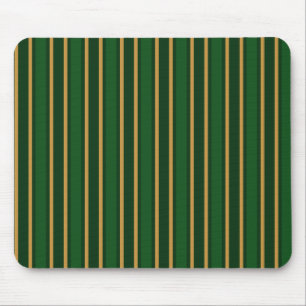 Tapis De Souris Springbok vert et or bonbons rayures