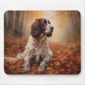 Tapis De Souris Springer Spaniel à l'automne Feuilles automne Insp (Devant)