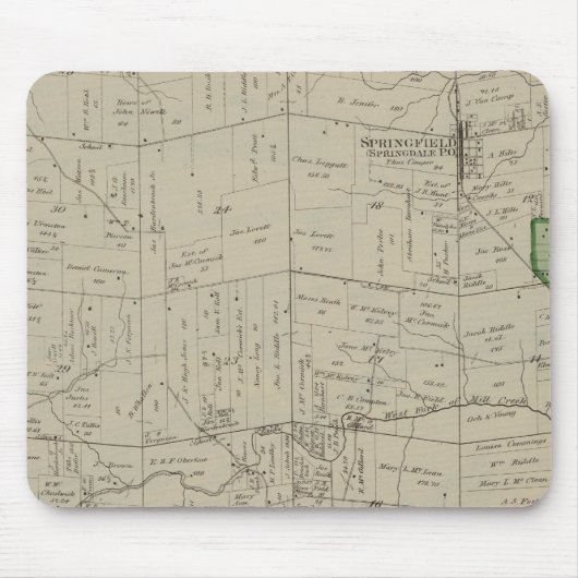 Tapis De Souris Springfield, Ohio (Devant)