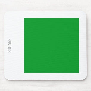 Tapis De Souris Square - Grass Green and White