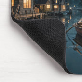 Tapis De Souris Squelette dans une barque (Coin)
